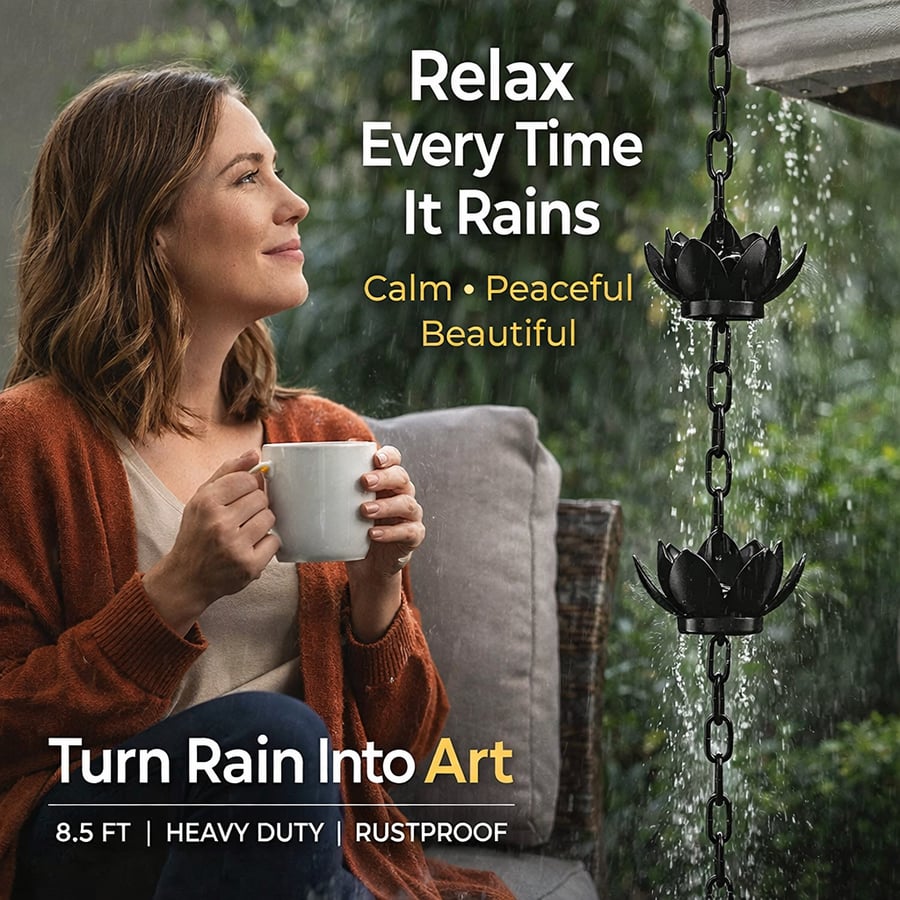 Lotus Rain Chain