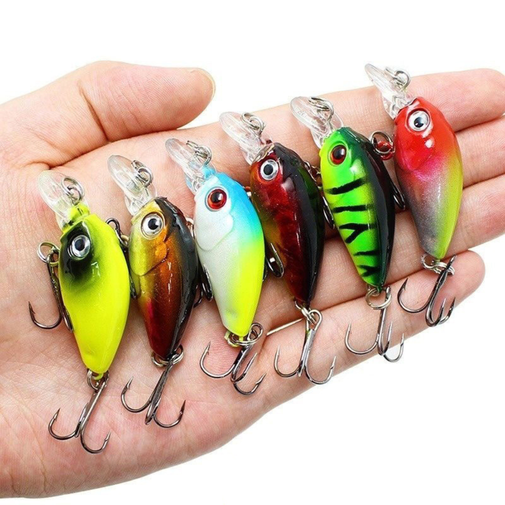 Mixing Fish Bait Set Minnow Fishing Lure 6Pcs Lure