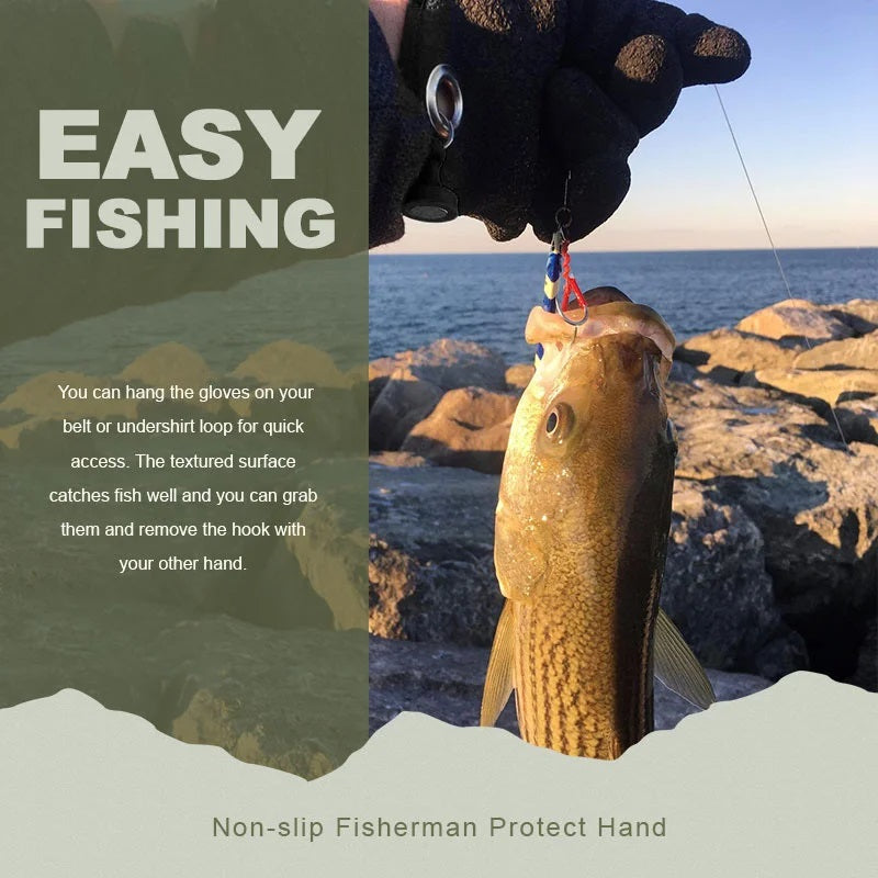 Fisherman’s Non-Slip Protection Gloves