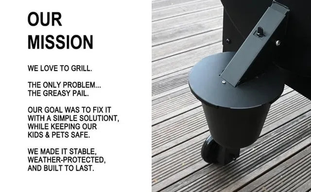 🔥LAST DAY SALE 49% OFF✨Grease Bucket with Lid & Silicone Liner