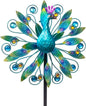 Retro Wind Spinner Outdoor Metal Pinwheels Kinetic Windmill
