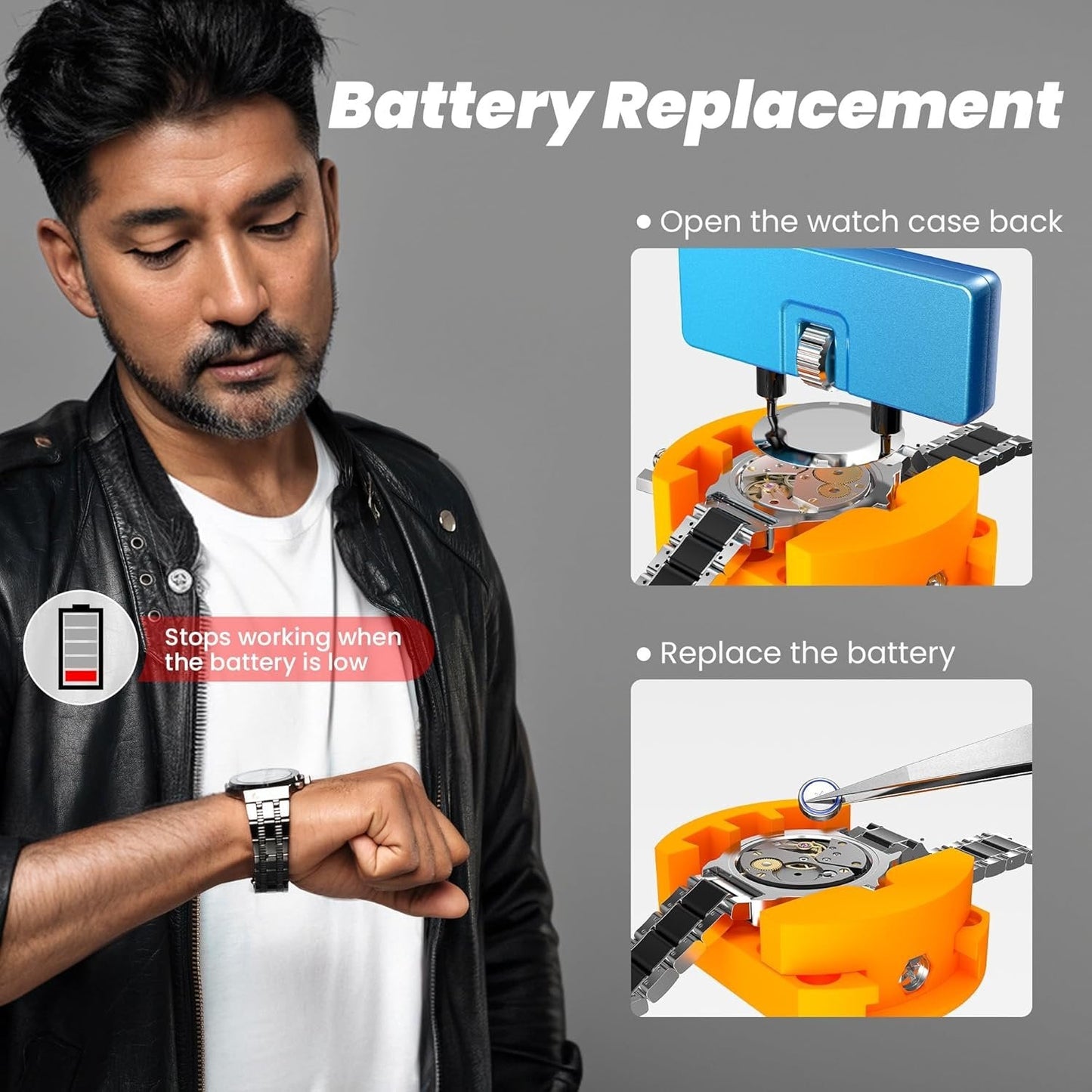 Watch Battery Replacement Kit