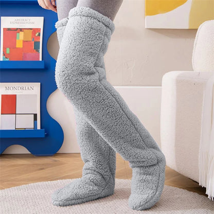 Winter Fluffy Warm Over Knee Socks