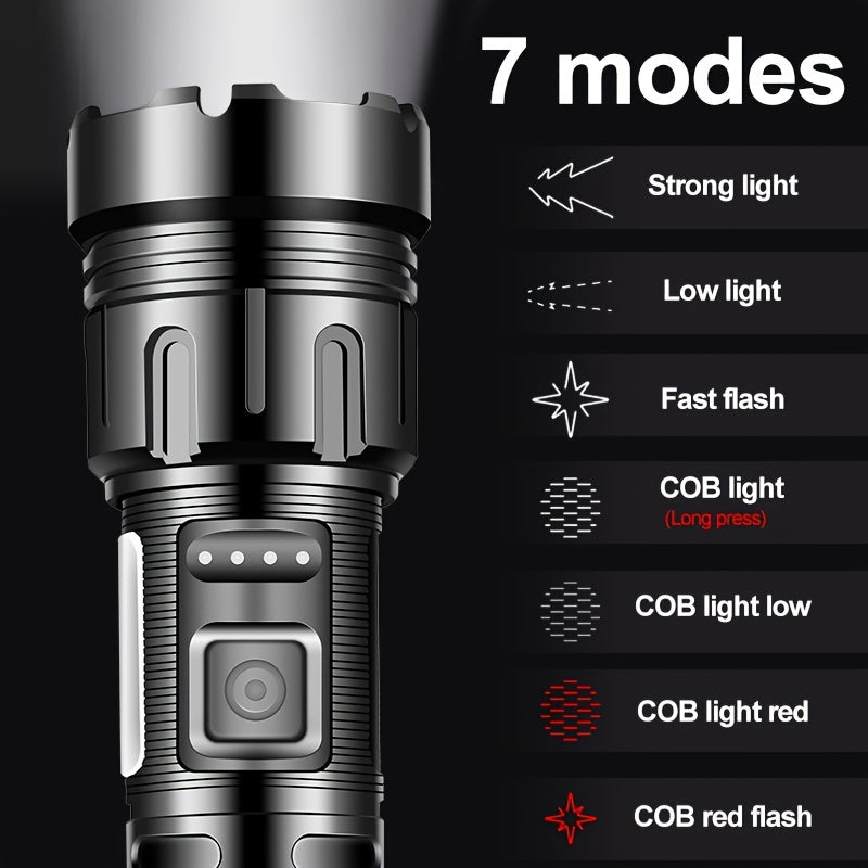 Powerful Tactical Rechargeable Led Flashlight