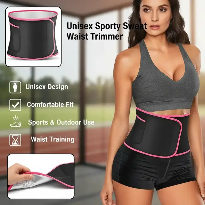 Neoprene Core Compression Belt with Adjustable Fit and Heat Retention