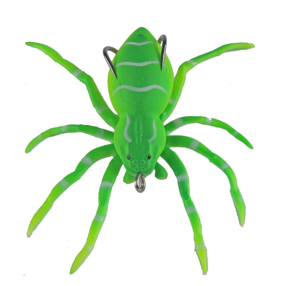 Spider Soft Lure Fishing Lures Green