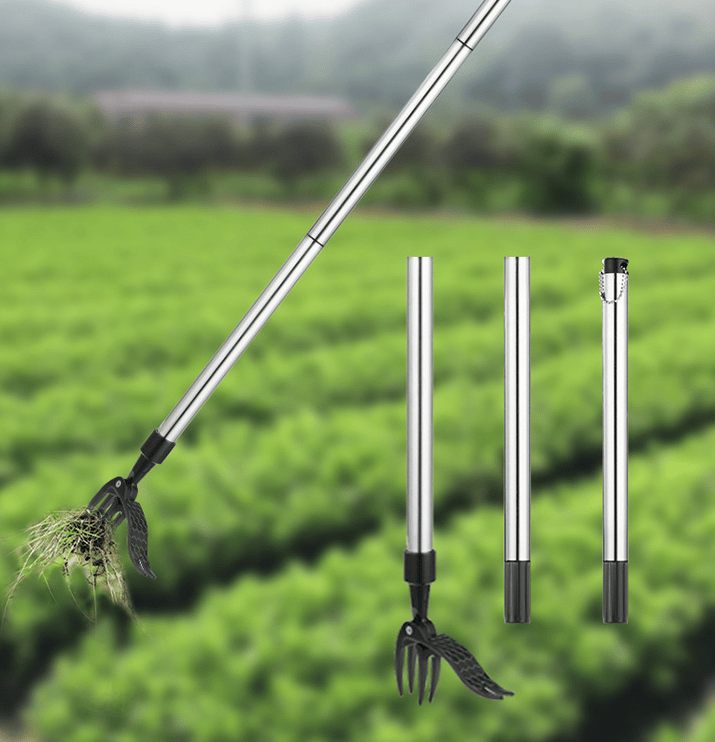 New Detachable Weed Puller Three Stage Stick + Root Starter