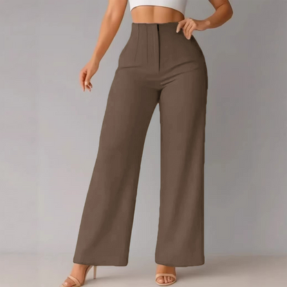 Women’s Solid Color Casual Wide Leg Pants
