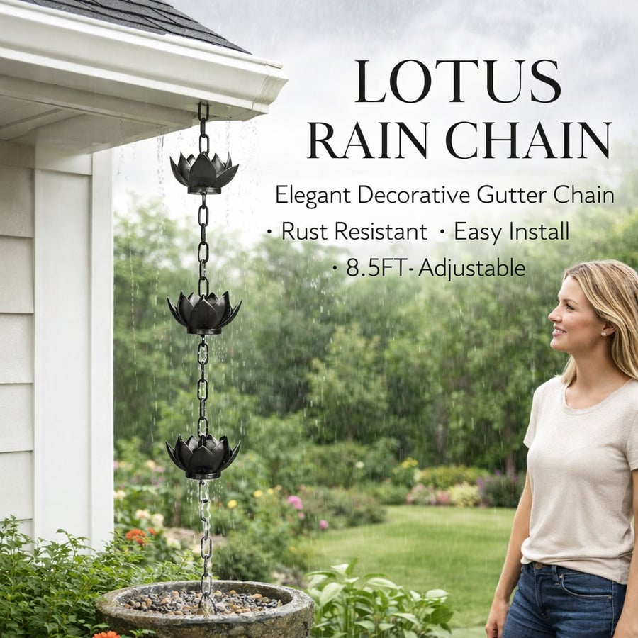 Lotus Rain Chain
