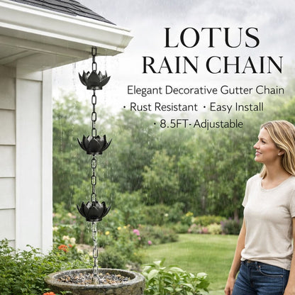 Lotus Rain Chain