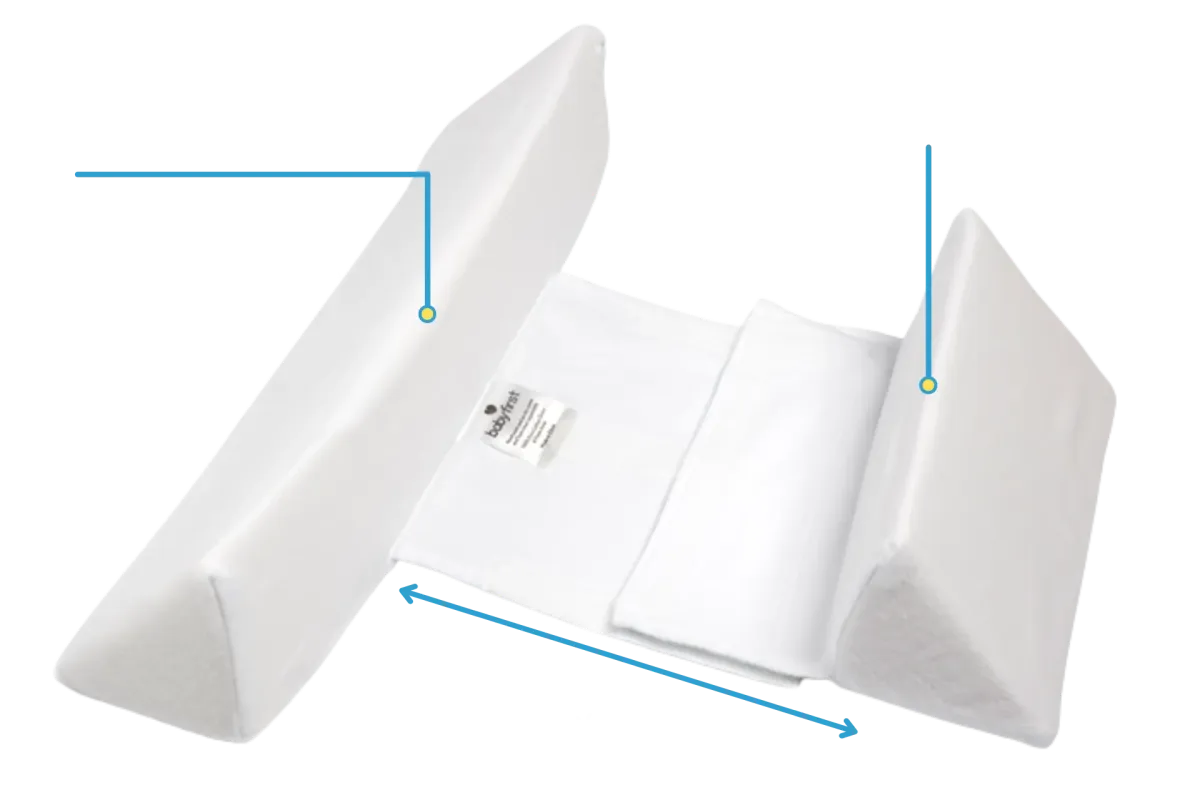 Baby Anti-Roll Wedge Pillow Anti Roll Side Sleeper Positioner