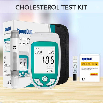 3 In 1 Multifunctional Health Monitor Cholesterol Test Pack Only