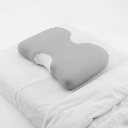 Memory Foam Cervical Pillow with Contoured Support and Cooling Cover for Back and Side Sleeping