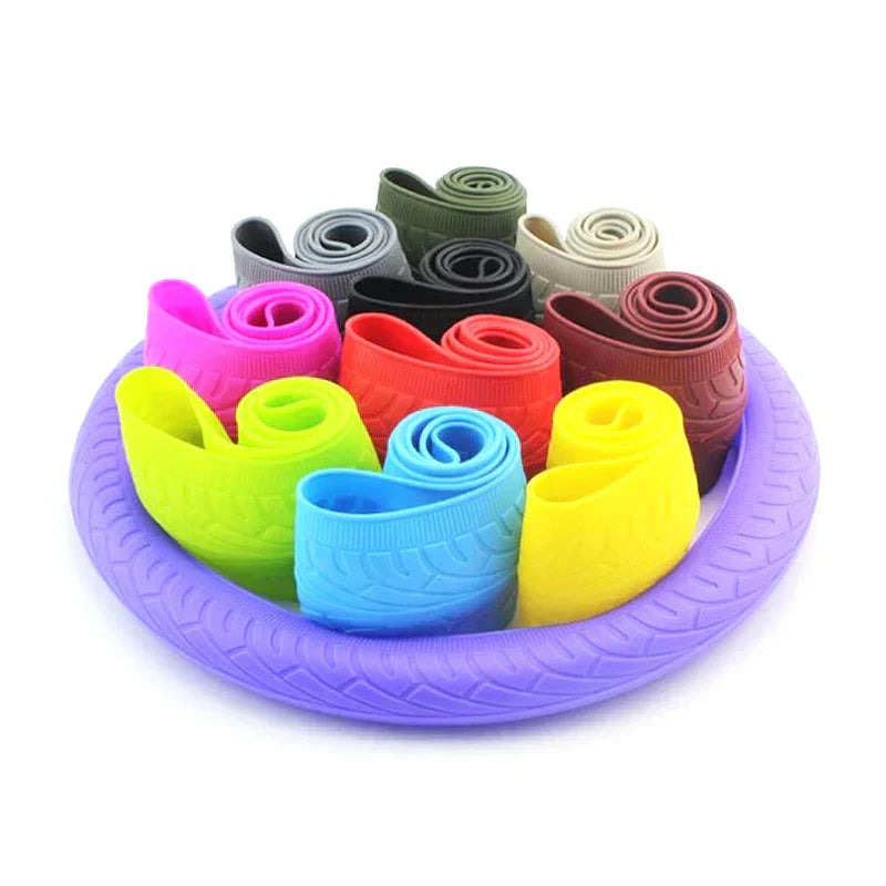 Silica Gel Steering Wheel Cover with Crocodile Texture and Palm Nodules for 14-16in