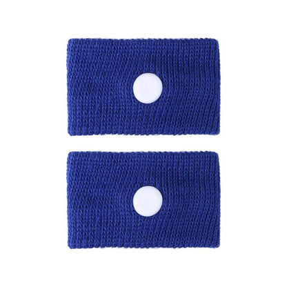 Anti-Nausea Acupressure Wristband Navy Blue / 1 Pair