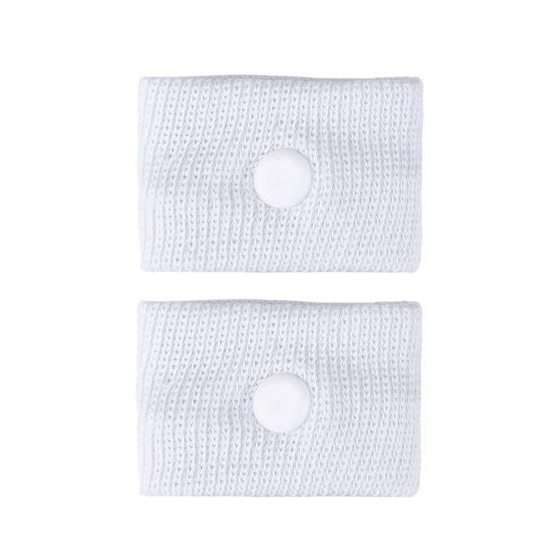 Anti-Nausea Acupressure Wristband White / 1 Pair