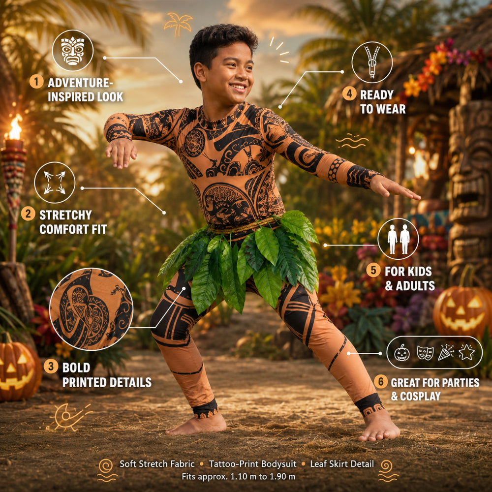 Padded Adventure Muscle Bodysuit Costume