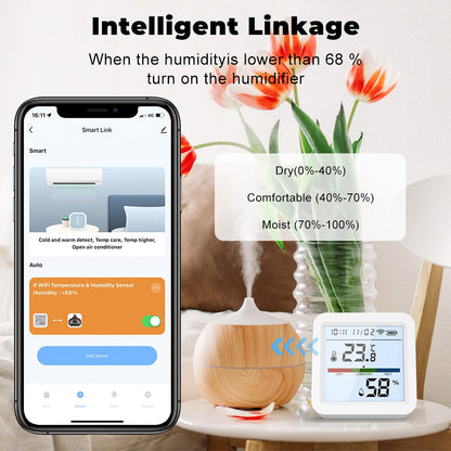 Wifi-Enabled Temperature And Humidity Sensor