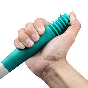 Long Reach Toilet Aid with Push Button Release and Flexible Rubber Tip, 15 Inch Handle