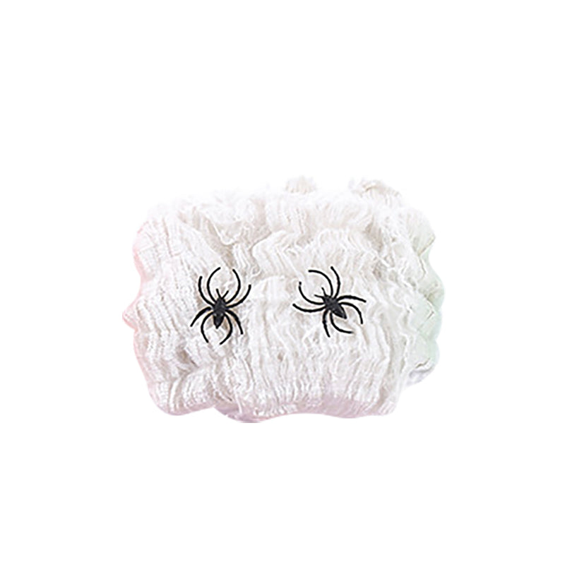 Webovers Halloween Super Stretch Spider Web White Decor