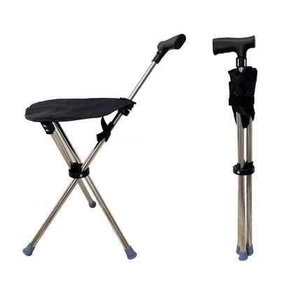 Folding Portable Cane Chair: The Best Gift for Seniors