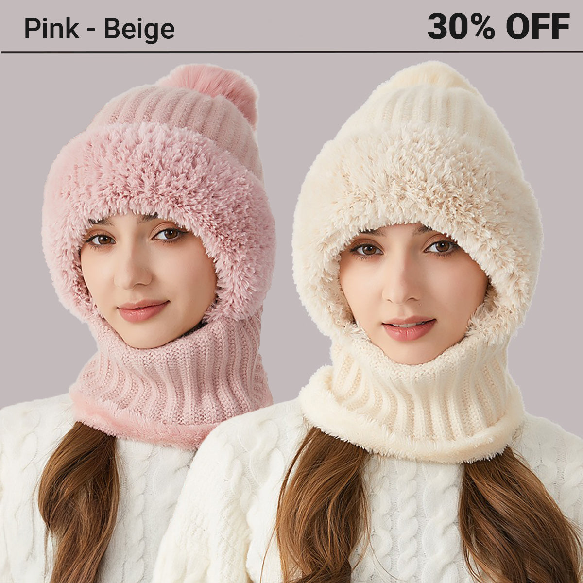 Women’s Knitted Hat In Autumn And Winter