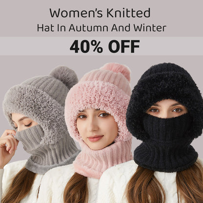 Women’s Knitted Hat In Autumn And Winter