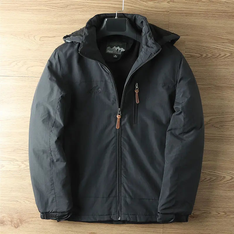 Men’s Polar Winter Coat Black / Xs Sports & Outdoors