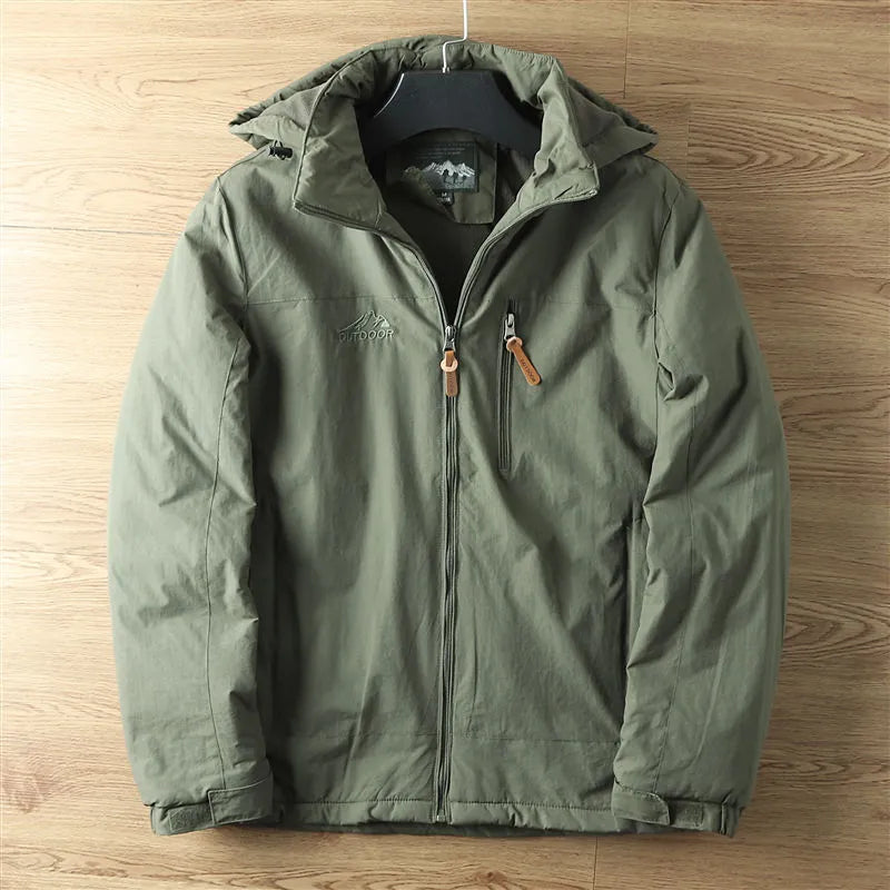 Men’s Polar Winter Coat Green / Xs Sports & Outdoors