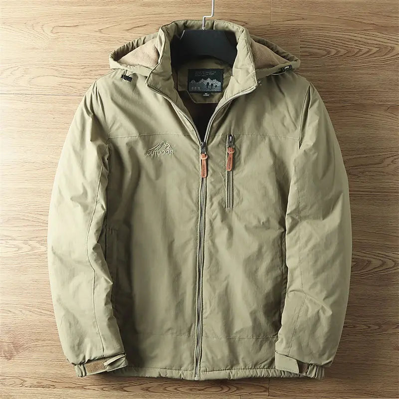 Men’s Polar Winter Coat Khaki / Xs Sports & Outdoors