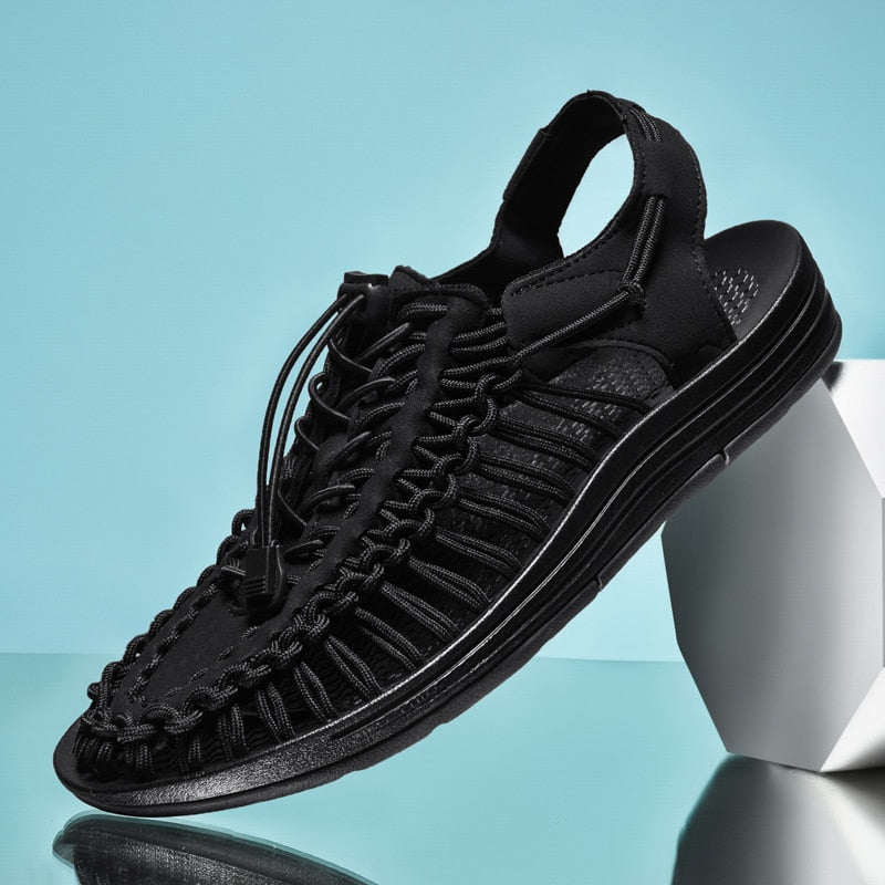 Men’s Breezy Summer Shoes Black / 5 Apparel