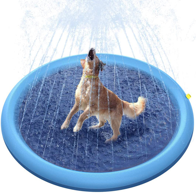 Ultimate Dog Sprinkler Pad Blue / 59X59In