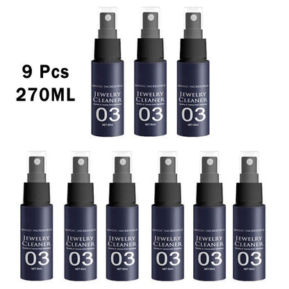 Jewelry Cleaner Spray-Big Promotion Day Buy 3 Get 6 Free👍 (9 Pcs-270Ml)-Free Shipping