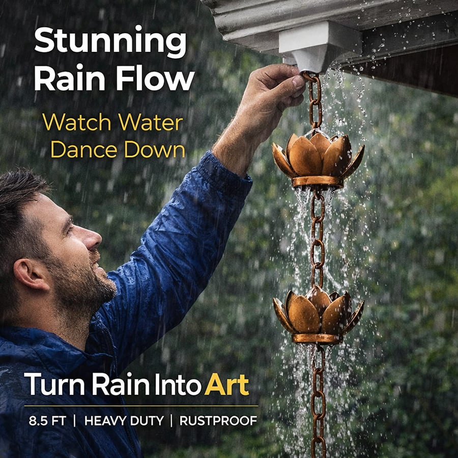 Lotus Rain Chain