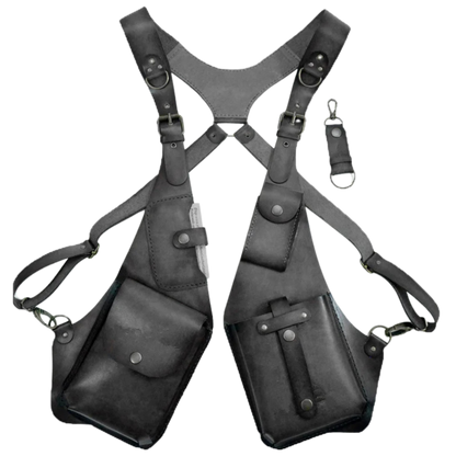 Alphaleather Anti Theft Harness Black