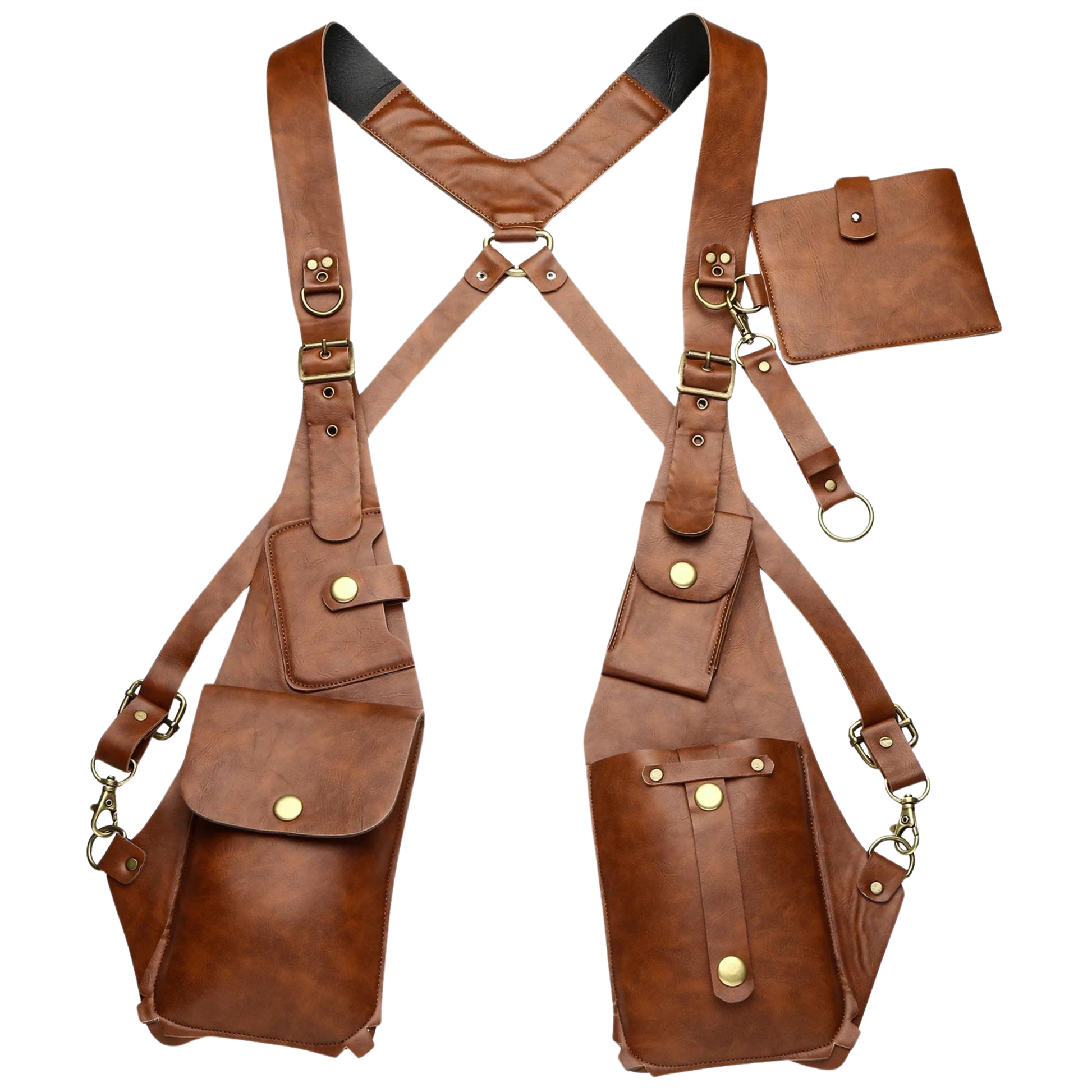 Alphaleather Anti Theft Harness Brown