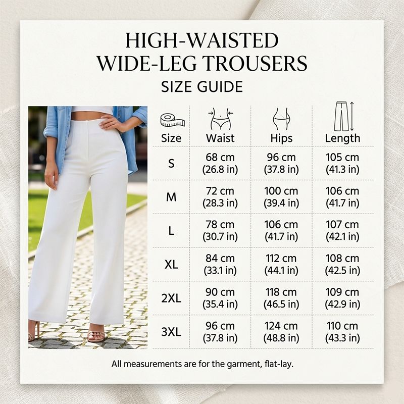 Women’s Solid Color Casual Wide Leg Pants