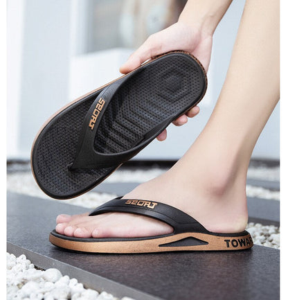 Men Orthopedic Sandals Flip-flops Anti-slip Soles Comfortable Casual Beach