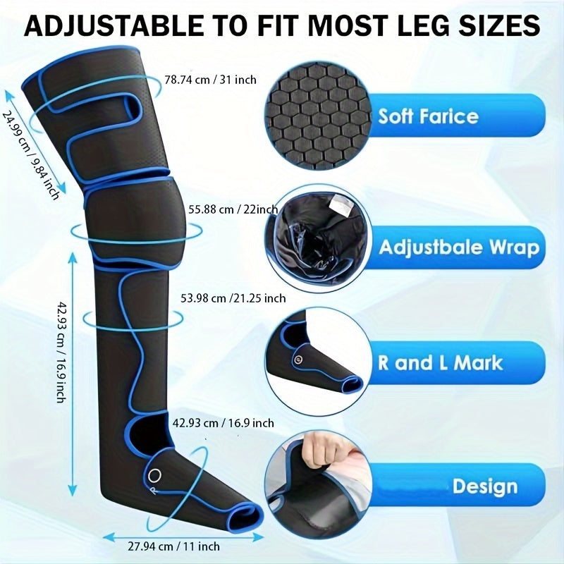 1 Pair-Leg Massager Leg With Air Compression For Circulation