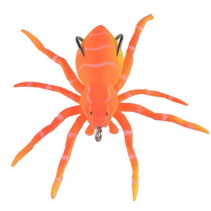 Spider Soft Lure Fishing Lures Orange