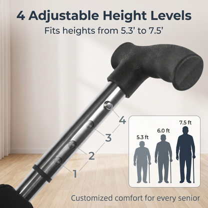 Folding Portable Cane Chair: The Best Gift for Seniors
