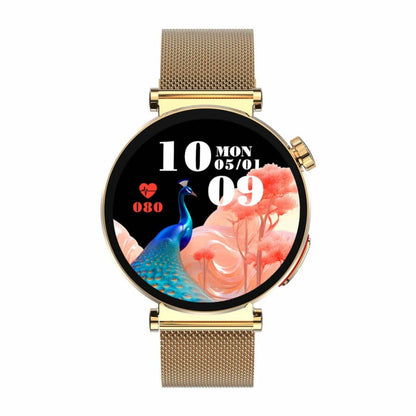 Blood Sugar Pressure Oxygen Monitoring Women‘s Smart Watch Gold