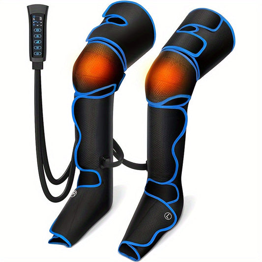 1 Pair-Leg Massager Leg With Air Compression For Circulation Black / Pair