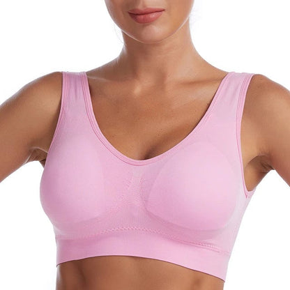 Comfortable Anti Saggy Breasts Bra Pink / S