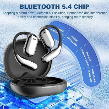 Circularcite True Powerful Bluetooth 5.4 Open Ear Earbuds. IPX5 Waterproof