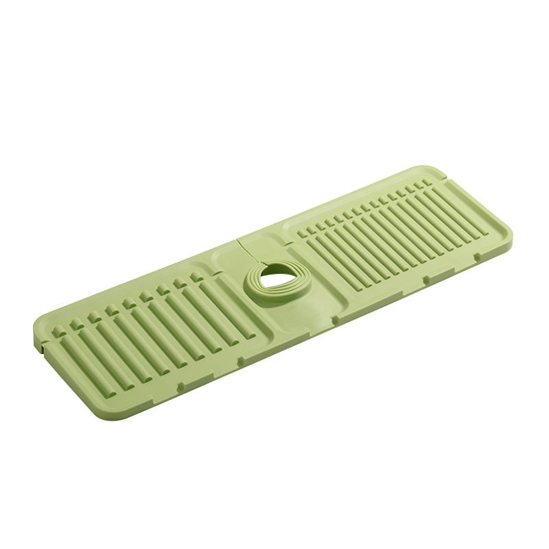 Faucet Guard & Draining Mat Green