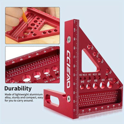 3D Multi-angle Carpenter Square Scriber :All-in-One Angle Master System