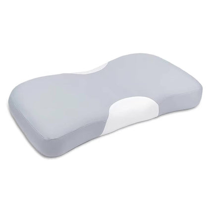 Memory Foam Cervical Pillow with Contoured Support and Cooling Cover for Back and Side Sleeping