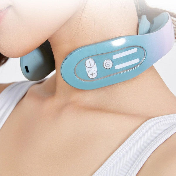 Ems Neck Acupoints Lymphvity Massager Device