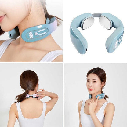 Ems Neck Acupoints Lymphvity Massager Device